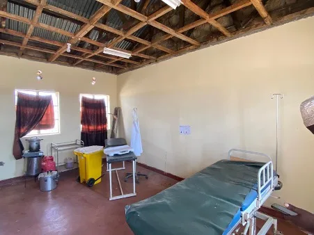 A maternal suite at a rural clinic