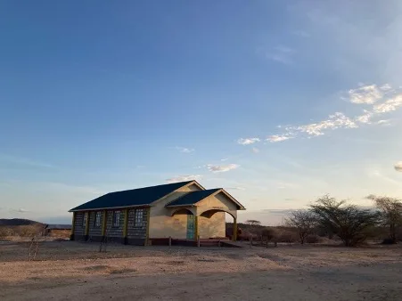 A remote clinic in North-Eastern Kenya